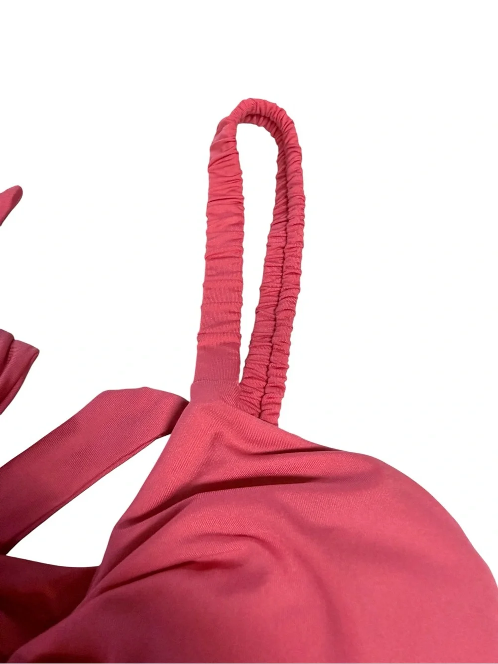 Vitamin A Knot Front Pink Bikini Set